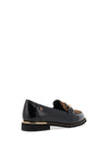 Zanni & Co Phan Thiet Gold Buckle Animal Loafers, Black Multi