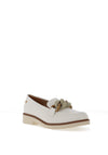 Zanni & Co. Qusar Woven Chain Loafers, Crystal