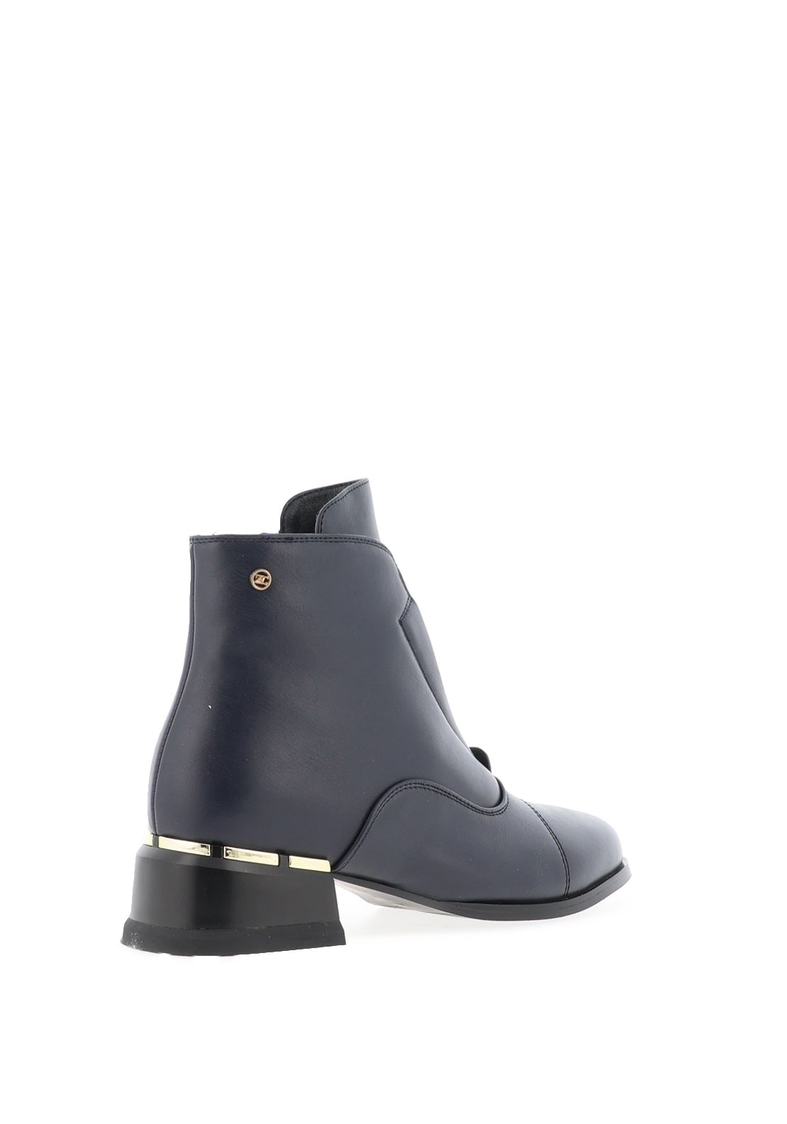 Zanni & Co Tidore Sequin Heeled Ankle Boots, Dark Blue