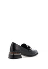 Zanni & Co Tongling Faux Patent Slip On Gem Shoes, Black