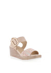 Zanni & Co. Uenoone Multi Wedge Sandals, Topaz Mix