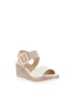 Zanni & Co. Uenoone Multi Wedge Sandals, Nude