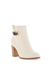 Zanni & Co Zaiton Faux Leather Chain Heeled Boots, Dawn