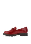 Zanni & Co Daqia Chain Loafers, Cherry