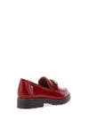 Zanni & Co Daqia Chain Loafers, Cherry