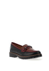 Zanni & Co Daqia Link Loafers, Ink Berry