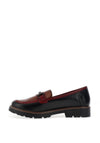Zanni & Co Daqia Link Loafers, Ink Berry