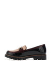Zanni & Co Daqia Link Loafers, Maroon Sands