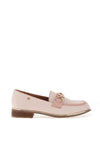 Zanni & Co. Alexandria Tweed Effect Loafers, Blushing