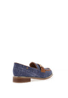 Zanni & Co. Alexandria Tweed Effect Loafers, Denim