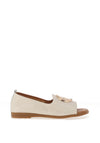 Zanni & Co. Disc Detail Open Toe Pumps, Beige