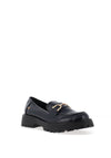 Zanni & Co Banijas Denim Buckled Loafer, Navy