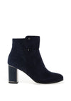 Zanni & Co Cirebon Embellished Heeled Ankle Boots, Navy