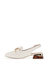 Zanni & Co. Diraz Sling Back Loafers, Crystal