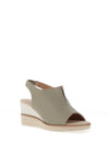 Zanni & Co. Mirfa Wedge Sandals, Green Lichen