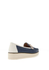 Zanni & Co. Pakundia Colour Block Loafers, Cobalt