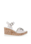 Zanni & Co. Yugawa One Diamante Wedge Sandals, Crystal White