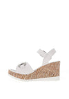 Zanni & Co. Yugawa One Diamante Wedge Sandals, Crystal White