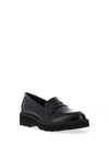 Zanni & Co Tayibe Patent Loafers, Black Ink