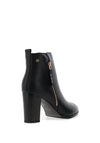 Zanni & Co Tira Faux Zip Heeled Boots, Ink