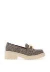Zanni & Co. Chilin Kone Faux Suede Loafer, Cheetah
