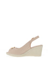 Zanni & Co. Duytrink Open Toe Wedge Sandals, Blush