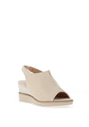 Zanni & Co. Mirfa Wedge Sandals, Nude