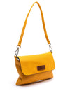 Zen Collection Pebbled Mini Crossbody Bag, Yellow