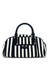 Zen Collection Nautical Stripe Dome Grab Bag, Navy