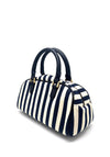 Zen Collection Nautical Stripe Dome Grab Bag, Navy