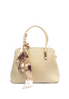 Zen Collection Tie Scarf Detailed Grab Bag, Beige