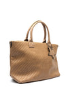 Zen Collection Woven Texture Tote Bag, Beige