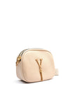 Zen Collection Tassel Charm Crossbody Bag, Beige