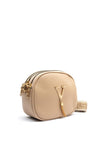 Zen Collection Tassel Charm Crossbody Bag, Taupe