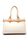 Zen Collection Strap Detail Large Shopper Bag, Beige