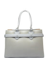 Zen Collection Strap Detail Large Shopper Bag, Grey