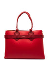 Zen Collection Strap Detail Large Shopper Bag, Red