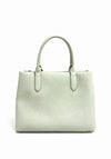 Zen Collection Faux Pebbled Leather Medium Grab Bag, Green