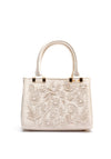 Zen Collection Embroidered Pearl Sequin Mini Grab Bag, Cream