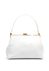 Zen Collection Embroidered Pearl Sequin Grab Clutch Bag, White