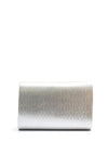 Zen Collection Debossed Envelope Clutch Bag, Silver
