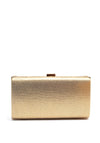 Zen Collection Diamante Pearl Encrusted Clutch Bag, Gold