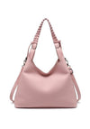 Zen Collection Slouchy Hobo Shoulder Bag, Pink