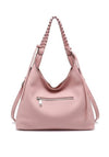 Zen Collection Slouchy Hobo Shoulder Bag, Pink