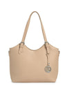 Zen Collection Zipped Medium Shopper Bag, Beige