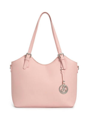 Zen Collection Zipped Medium Shopper Bag, Pink