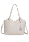 Zen Collection Zipped Medium Shopper Bag, White
