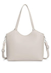 Zen Collection Zipped Medium Shopper Bag, White