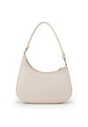 Zen Collection Shoulder Crescent Handbag, Cream