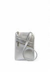 Zen Collection Crossbody Bag, Silver